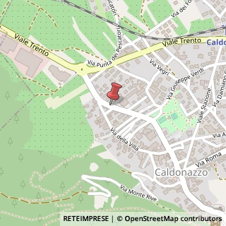 Mappa Via guglielmo marconi 13/f, 38052 Caldonazzo, Trento (Trentino-Alto Adige)