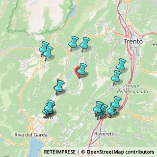 Mappa Via IV Novembre, 38073 Cavedine TN, Italia (8.5975)