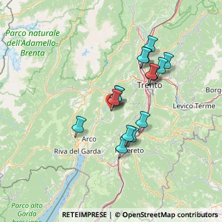 Mappa Via IV Novembre, 38073 Cavedine TN, Italia (12.132)