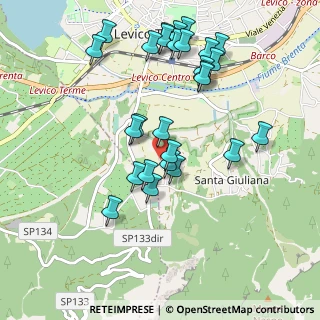 Mappa Via per Vezzena, 38056 Levico Terme TN, Italia (0.98889)