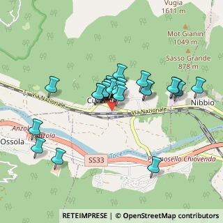 Mappa Via Stazione, 28803 Premosello-chiovenda VB, Italia (0.74167)