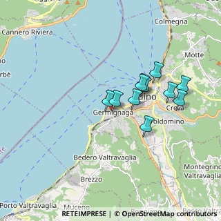 Mappa Via Ongetta, 21010 Germignaga VA, Italia (1.43545)
