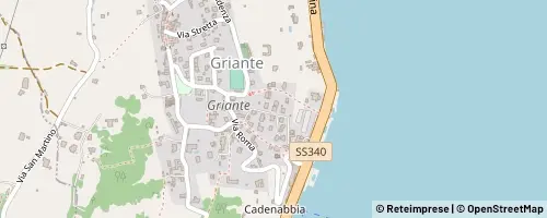 Mappa Griante