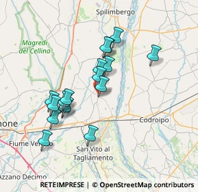 Mappa Via Trento, 33098 Valvasone PN, Italia (6.30941)