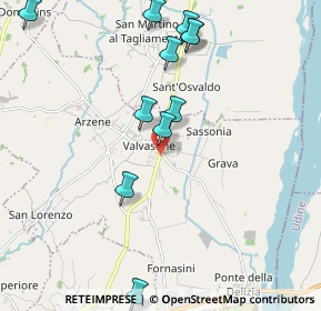 Mappa Via Trento, 33098 Valvasone PN, Italia (2.18636)