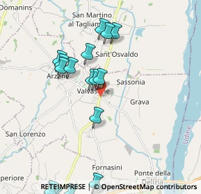 Mappa Via Trento, 33098 Valvasone PN, Italia (2.638)