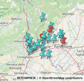 Mappa Sarone, 33070 Caneva PN, Italia (9.954)