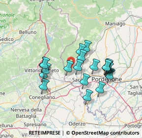 Mappa Sarone, 33070 Caneva PN, Italia (11.888)