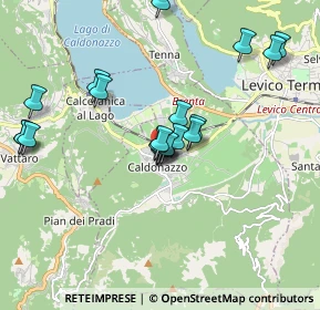 Mappa Viale Stazione, 38052 Caldonazzo TN, Italia (1.69)