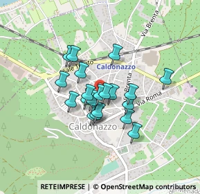 Mappa Viale Stazione, 38052 Caldonazzo TN, Italia (0.2965)