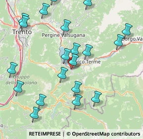 Mappa Viale Stazione, 38052 Caldonazzo TN, Italia (9.2885)