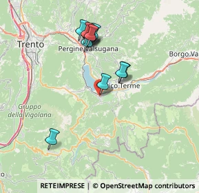 Mappa Viale Stazione, 38052 Caldonazzo TN, Italia (6.8775)