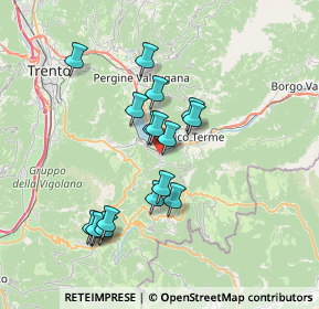 Mappa Viale Stazione, 38052 Caldonazzo TN, Italia (6.31059)