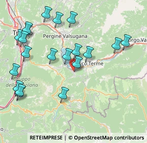 Mappa Viale Stazione, 38052 Caldonazzo TN, Italia (9.2155)
