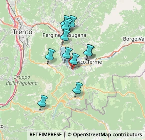 Mappa Viale Stazione, 38052 Caldonazzo TN, Italia (5.8075)