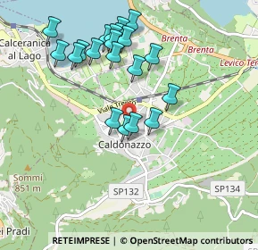 Mappa Viale Stazione, 38052 Caldonazzo TN, Italia (0.93)