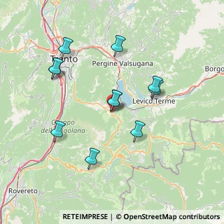 Mappa Via S. Rocco, 38049 Vattaro TN, Italia (7.08)