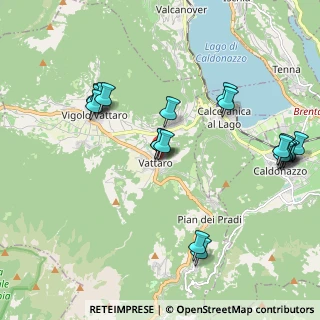 Mappa Via S. Rocco, 38049 Vattaro TN, Italia (2.208)