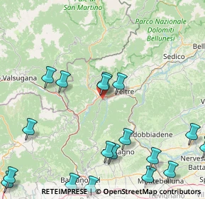 Mappa SP148, 32030 Fonzaso BL, Italia (22.80389)