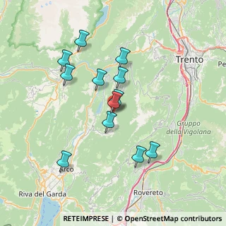 Mappa Viale A. De Gasperi, 38073 Cavedine TN, Italia (6.43583)