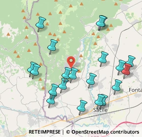 Mappa Via Vallone, 33070 Caneva PN, Italia (4.343)