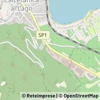 지도 Calceranica al Lago