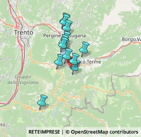 Mappa SP1, 38052 Caldonazzo TN, Italia (4.93083)