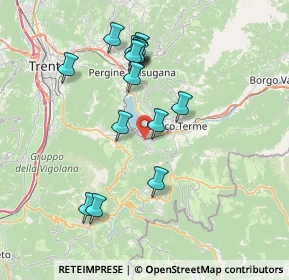 Mappa SP1, 38052 Caldonazzo TN, Italia (7.14267)