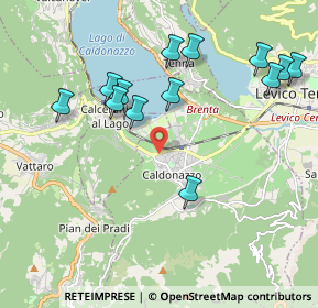 Mappa SP1, 38052 Caldonazzo TN, Italia (2.10846)