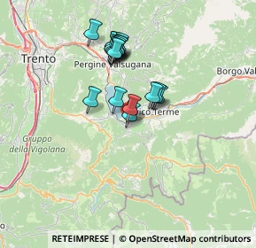 Mappa Via D. Chiesa, 38052 Caldonazzo TN, Italia (5.78667)