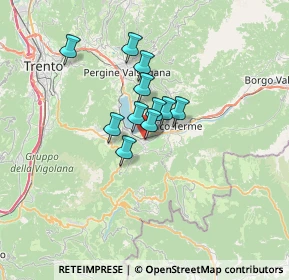 Mappa Via D. Chiesa, 38052 Caldonazzo TN, Italia (4.14364)