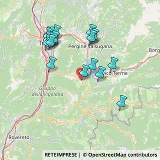 Mappa Località Maso Fosina, 38049 Altopiano della Vigolana TN, Italia (8.0315)