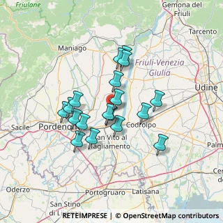 Mappa Piazza Libertà, 33098 Valvasone PN, Italia (11.22889)