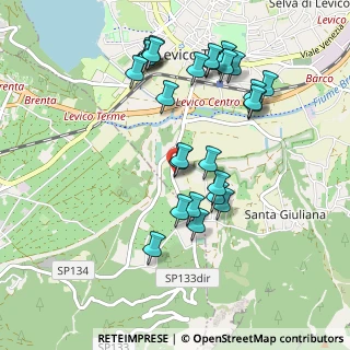 Mappa SP per Monterovere, 38056 Levico Terme TN, Italia (0.97778)