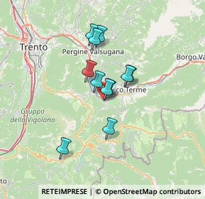 Mappa Via Trozo dei Cavai, 38052 Caldonazzo TN, Italia (4.90636)