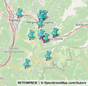 Mappa Via Trozo dei Cavai, 38052 Caldonazzo TN, Italia (6.18846)