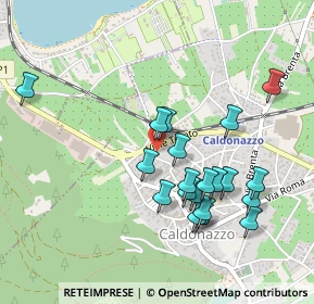 Mappa Via Trozo dei Cavai, 38052 Caldonazzo TN, Italia (0.4555)