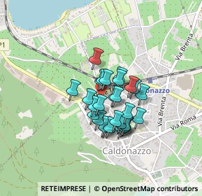 Mappa Via Trozo dei Cavai, 38052 Caldonazzo TN, Italia (0.28621)