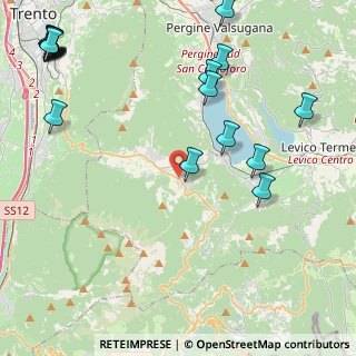 Mappa Viale Trento, 38049 Vattaro TN, Italia (6.4025)