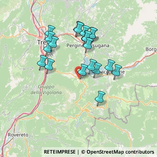 Mappa Viale Trento, 38049 Vattaro TN, Italia (7.091)