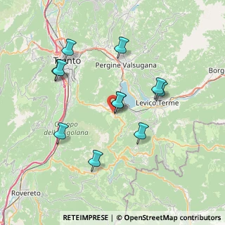 Mappa Viale Trento, 38049 Vattaro TN, Italia (7.06909)