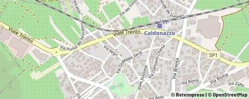 Mappa Caldonazzo
