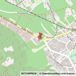 Mappa Viale Trento, 4, 38052 Levico Terme, Trento (Trentino-Alto Adige)