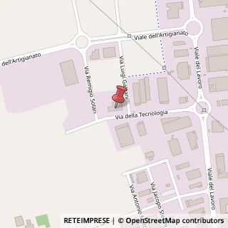 Mappa Via della Tecnologia, 14, 33050 Pavia di Udine, Udine (Friuli-Venezia Giulia)