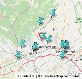 Mappa Via Sempione, 33074 Fontanafredda PN, Italia (7.26429)