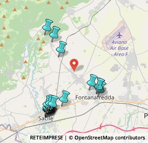 Mappa Via Sempione, 33074 Fontanafredda PN, Italia (4.563)