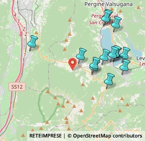 Mappa Via Bersaglio, 38049 Vigolo Vattaro TN, Italia (4.165)