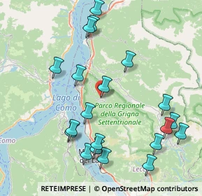 Mappa Via monte fiori, 23825 Esino Lario LC, Italia (9.041)