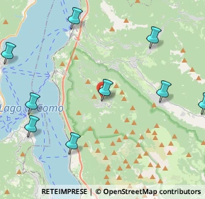 Mappa Via monte fiori, 23825 Esino Lario LC, Italia (5.97)