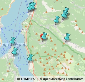 Mappa Via monte fiori, 23825 Esino Lario LC, Italia (4.92538)